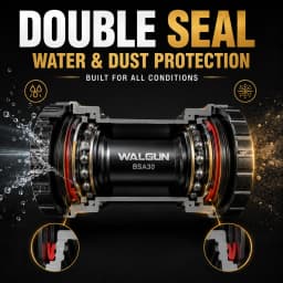 WALGUN BSA30 Ceramic Bottom Bracket AL7075 CNC Sealed Bearing 68-73mm BSA Thread for Road MTB Gravel Bike