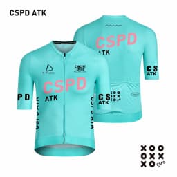 CSPD ATK Cycling Sportswear Men's Cycling Short-Sleeved Top Summer High-End Energy Band Cycling Jersey Sunscreen Cycling Shirt