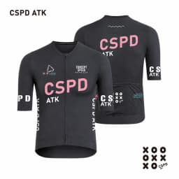 CSPD ATK Cycling Sportswear Men's Cycling Short-Sleeved Top Summer High-End Energy Band Cycling Jersey Sunscreen Cycling Shirt