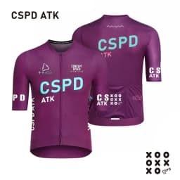 CSPD ATK Cycling Sportswear Men's Cycling Short-Sleeved Top Summer High-End Energy Band Cycling Jersey Sunscreen Cycling Shirt