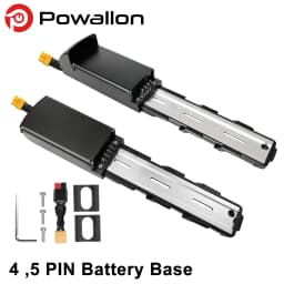 4/5PIN Ebike Battery Base Bottom Mount Base Bracket Holder Plate Compatible with KT-E25 E26 E27 E31 Downtube Battery