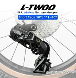 2026 LTWOO ER9 Wireless Electronic Shifting Groupset, Compatible with 10-12 Speed for 14-20 Inch Folding Bike/Flat Bar Road Bik