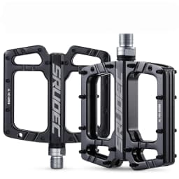 SRUOEC 3 Bearings Mountain Road Bike Sealed Bearing Pedals High Strength Non-Slip Pedals Bicycle Accessories