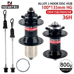 Novatec MTB Hub D041SB D042SB Mountain Bicycle Cube 28H 32H 36H Bike HG Bearing Cube 7 8 9 10 11 12 Speed Disc Brake QR Hub