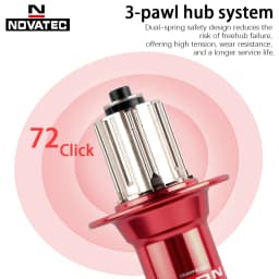 Novatec MTB Hub D041SB D042SB Mountain Bicycle Cube 28H 32H 36H Bike HG Bearing Cube 7 8 9 10 11 12 Speed Disc Brake QR Hub