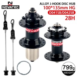 Novatec MTB Hub D041SB D042SB Mountain Bicycle Cube 28H 32H 36H Bike HG Bearing Cube 7 8 9 10 11 12 Speed Disc Brake QR Hub