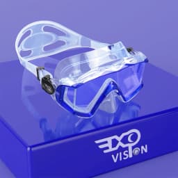 Adult Panoramic Diving Mask, High-Definition Glass LensDiving Mask , Silicone Leak-Proof Snorkel Mask
