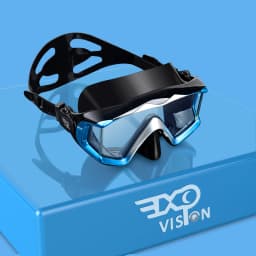 Adult Panoramic Diving Mask, High-Definition Glass LensDiving Mask , Silicone Leak-Proof Snorkel Mask
