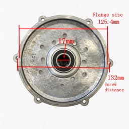 SOFX Fat Hub Motor Disc Brake Cover 190mm Dropout for Fatbike350W/500W/750W/1000W Geared Motor Back Alloy Case for Replacement