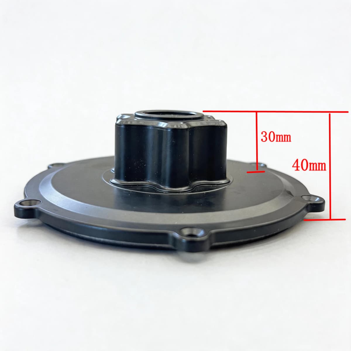 SOFX Fat Hub Motor Disc Brake Cover 190mm Dropout for Fatbike350W/500W/750W/1000W Geared Motor Back Alloy Case for Replacement