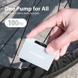 BSCOBBER Mini Portable Electric Pump for Bike Cordless Tire Inflator 120PSI Bike Accessories A3S Presta Schrader Valve