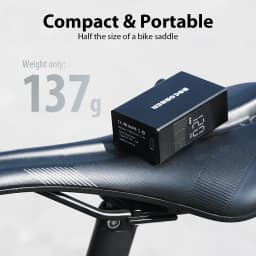 BSCOBBER Mini Portable Electric Pump for Bike Cordless Tire Inflator 120PSI Bike Accessories A3S Presta Schrader Valve