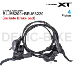 Shimano DEORE XT M8200 Hydraulic Brake Groupset BL-M8200 BR-M8220 4 Piston Bicycle Disc Brake for MTB