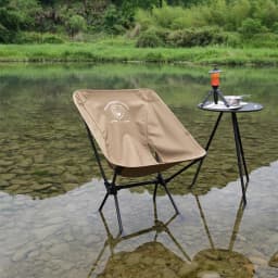 Defthike Official Folding Chair Oversized Camping Chair 7 Series Aluminum Alloy  Load Capacity 150kg Outdoor Portable Chair Home
