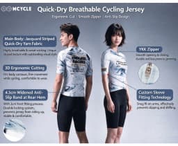 Mcycle Quick Dry Men's Cycling Jersey Short Sleeve Breathable Road Bike Top Lightweight Bicycle Wear for Men And Women