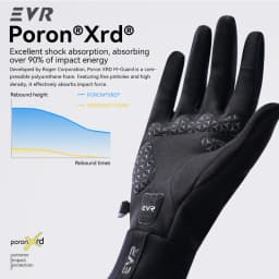 EVR Winter Cycling Gloves Windproof Fleece Thermal Full Finger Bike Gloves Men's Women's Road MTB Cycling Gloves Outdoor Sports