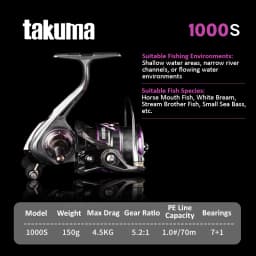 2026 New Takuma Lightweight Spinning Wheel, Metal Wire Cup For Sea Fishing, Shallow Far Throw Fishing Reel, Sports Entertainment