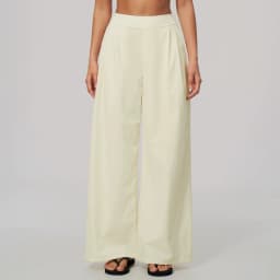 Women Pleated Wide Leg Pants Fitness Running Yoga Pants High Waist Gym Workout Straight Leggings Pilates Running Sports Trousers
