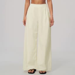 Women Pleated Wide Leg Pants Fitness Running Yoga Pants High Waist Gym Workout Straight Leggings Pilates Running Sports Trousers