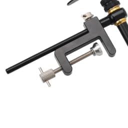1PC 360° Rotation C-Clamp Fly Tying Vise Hardened Steel Jaws Jig Lure Making Tool Dry Wet Nymph Streamer Fishing Lure Tying Tool