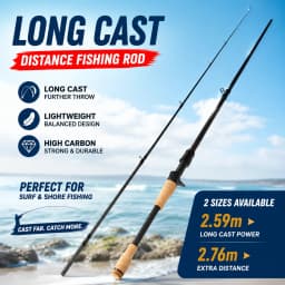 Kingdom Fortitude Keel Pro Fishing Rod 2.59m 2.76m RF Action MH Fuji A Toray Carbon Cloth Long Casting Spinning Fishing Rods
