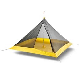 Ultralight Camping Tent 2-4 Person Outdoor 40D Nylon Silicone Coated Rodless Pyramid Large Tent Breathable 3-4 Season Inner Tent