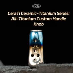 PTH TCT16 All-Titanium Fishing Reel Knob 5.8g Ergonomic Handle Knob For Shimano Daiwa Baitcasting Spinning Reel