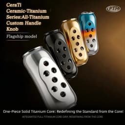 PTH TCT16 All-Titanium Fishing Reel Knob 5.8g Ergonomic Handle Knob For Shimano Daiwa Baitcasting Spinning Reel