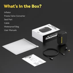 Anoutway AT1 Mini Bicycle Pump Air Inflator 120PSI Rechargeable Schrader Presta Valve Inflatable Bike Tire Pump AS210