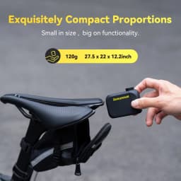 Anoutway AT1 Mini Bicycle Pump Air Inflator 120PSI Rechargeable Schrader Presta Valve Inflatable Bike Tire Pump AS210