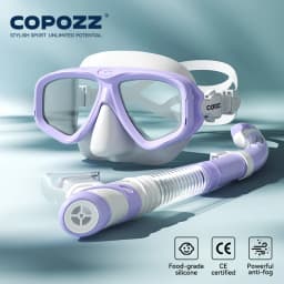 COPOZZ Professional Diving Scuba Mask No Fogging Snorkeling Scuba Dive Glasses Seal Diving Tempered Glass Mask Goggles Men Women
