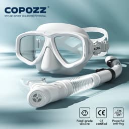 COPOZZ Professional Diving Scuba Mask No Fogging Snorkeling Scuba Dive Glasses Seal Diving Tempered Glass Mask Goggles Men Women