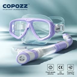 COPOZZ Professional Diving Scuba Mask No Fogging Snorkeling Scuba Dive Glasses Seal Diving Tempered Glass Mask Goggles Men Women
