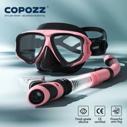 COPOZZ Professional Diving Scuba Mask No Fogging Snorkeling Scuba Dive Glasses Seal Diving Tempered Glass Mask Goggles Men Women