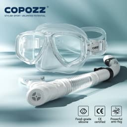 COPOZZ Professional Diving Scuba Mask No Fogging Snorkeling Scuba Dive Glasses Seal Diving Tempered Glass Mask Goggles Men Women