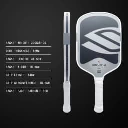 SLK Pickleball Paddle, Competition Grade with Enhanced Coating & Hot-Pressed Foam Core, USAPA Certified for Official Tournaments