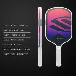 SLK Pickleball Paddle, Competition Grade with Enhanced Coating & Hot-Pressed Foam Core, USAPA Certified for Official Tournaments