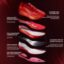 QIAODAN Feiying PB5.0 Men Carbon Plate Running Shoes 2026 Professional Marathon Racing Sneakers Shock Sports Shoes QDB023252299