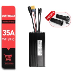 KT Ebike Sinewave Waterproof Controller 36V48V 250W350W500W1000W1500W LCD5 TF01U Display Electric Bicycle Conversion Kit Parts