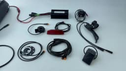 KT Ebike Sinewave Waterproof Controller 36V48V 250W350W500W1000W1500W LCD5 TF01U Display Electric Bicycle Conversion Kit Parts