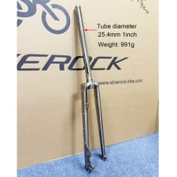 Chrome Steel Fork Road Bike Gravel Cyclocross 700C 28zoll 29er 28.6mm 25.4mm 1inch Disc Brake Kick Scooter Classic Quality Forks