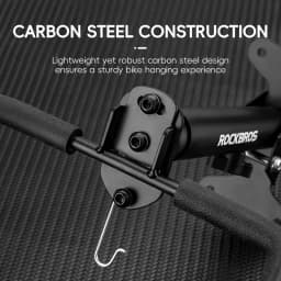 ROCKBROS Local Ship Bike Rack Wall Mount Garage Home Adjustable Rack Horizontal Bike Hook Thickened Reinforced Bike Holder