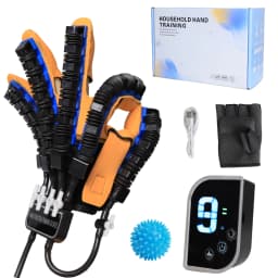 Smart Robotic Training Glove for Hand Exercise Electric Finger Flexibility Workout Device Home Fitness Tool