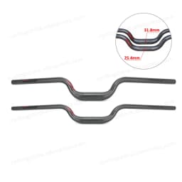 Race Face Next Mountain/Folded Bike 3K Matte Full Carbon Fibre U Shape Bike Handlebar Bright Logo Clamp 25.4/31.8mm Bike Parts