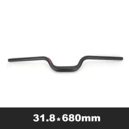 Race Face Next Mountain/Folded Bike 3K Matte Full Carbon Fibre U Shape Bike Handlebar Bright Logo Clamp 25.4/31.8mm Bike Parts