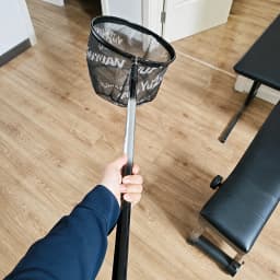 Telescopic Fishing Net 2.8m Carbon Fiber Landing Net with Lightweight Tough Pole for Freshwater Saltwater