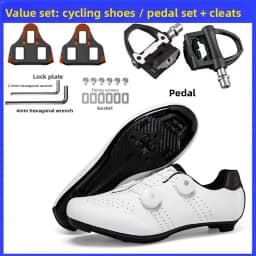 Mtb Cycling Shoes Man Cleats Shoes Flat Pedal Bicycle Shoe Speed Cycling Sneaker Men Mountain Bike Shoe Spd Racing Lock Footwear