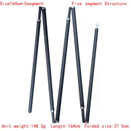 Ultralight Lightweight Carbon Fiber 3F Lanshan Asta Zpacks Tent Support Rod Sturdy Stiff Rigid Tent Pole