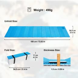 Widesea Camping Mat Portable Waterproof Sleeping Pad Picnic Foam Bed Mattress Travel Trekking Equipment Blanket Moistureproof