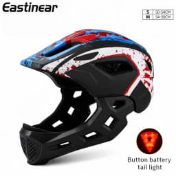 Eastinear2023 High Quality Children's Bicycle Helmet Full Face Detachable Outdoor Sports Skateboard Roller Skating Riding Helmet